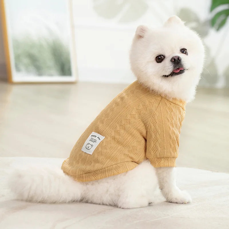 Pull d'Hiver Écologique pour Chien - Chaleur et Confort Classiques