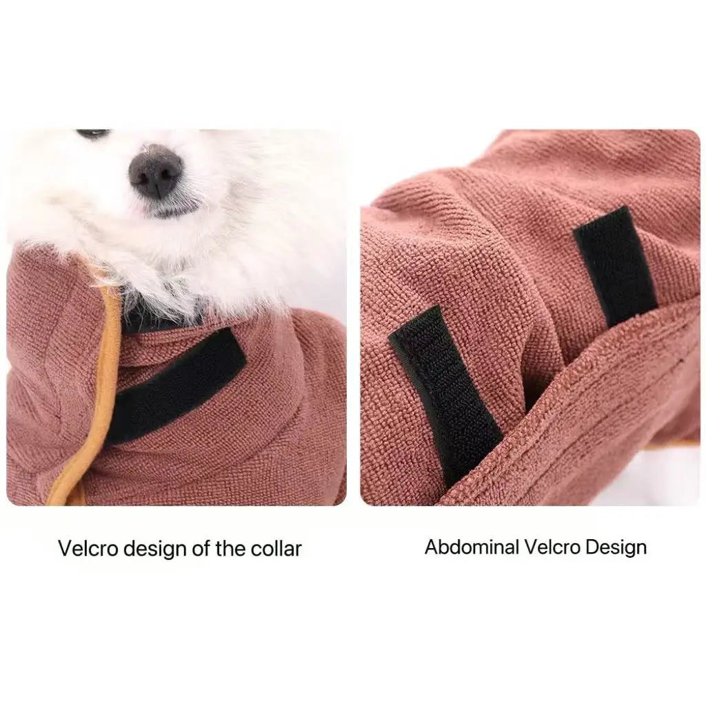 Peignoir et Manteau de Séchage Super Absorbant en Microfibre pour Animaux