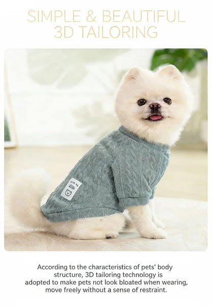 Pull d'Hiver Écologique pour Chien - Chaleur et Confort Classiques