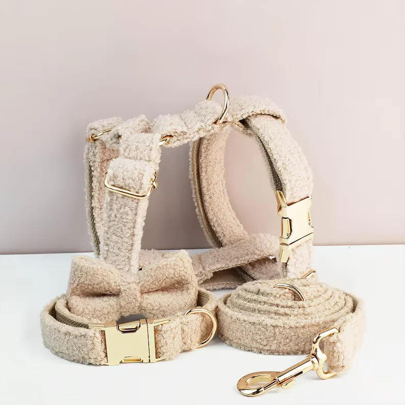 Ensemble de harnais pour chien en silicone personnalisé pour une marche sécurisée