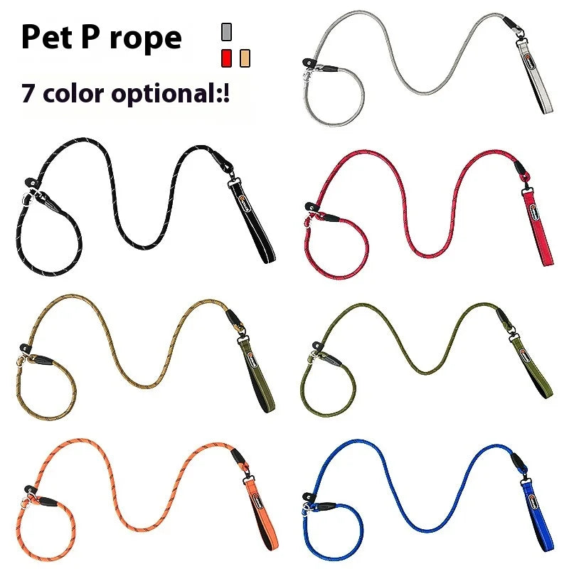 Laisse Anti-Traction Tout-en-Un pour Chiens de Grande Race