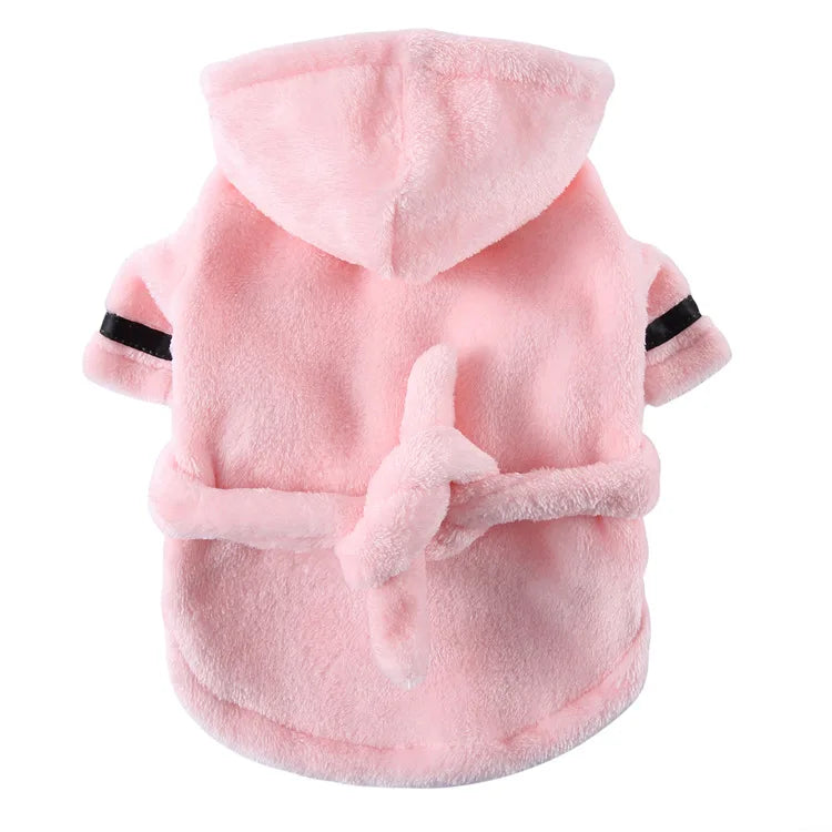 Peignoir à Capuche Hautement Absorbant pour Chiens et Chats