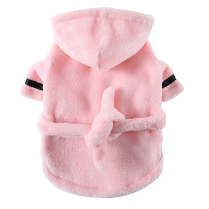 Peignoir à Capuche Hautement Absorbant pour Chiens et Chats