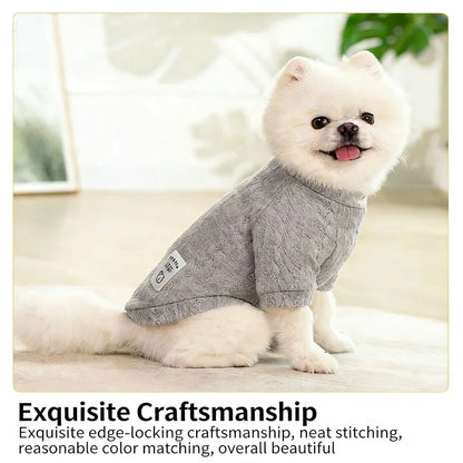 Pull d'Hiver Écologique pour Chien - Chaleur et Confort Classiques