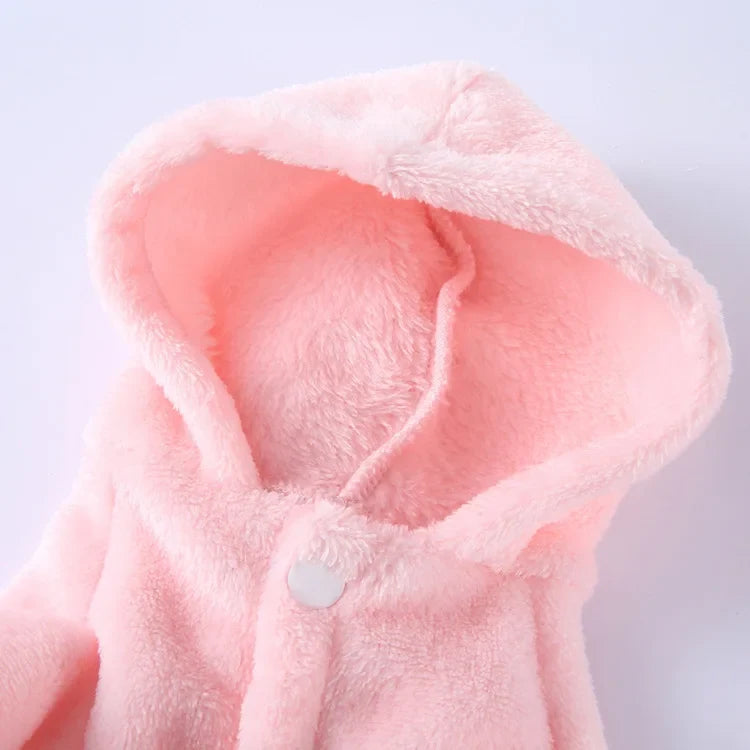 Peignoir à Capuche Hautement Absorbant pour Chiens et Chats