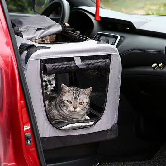 Sac de transport respirant en tissu Oxford pour animaux (jusqu'à 10 kg)