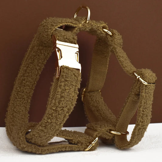Ensemble de harnais pour chien en silicone personnalisé pour une marche sécurisée