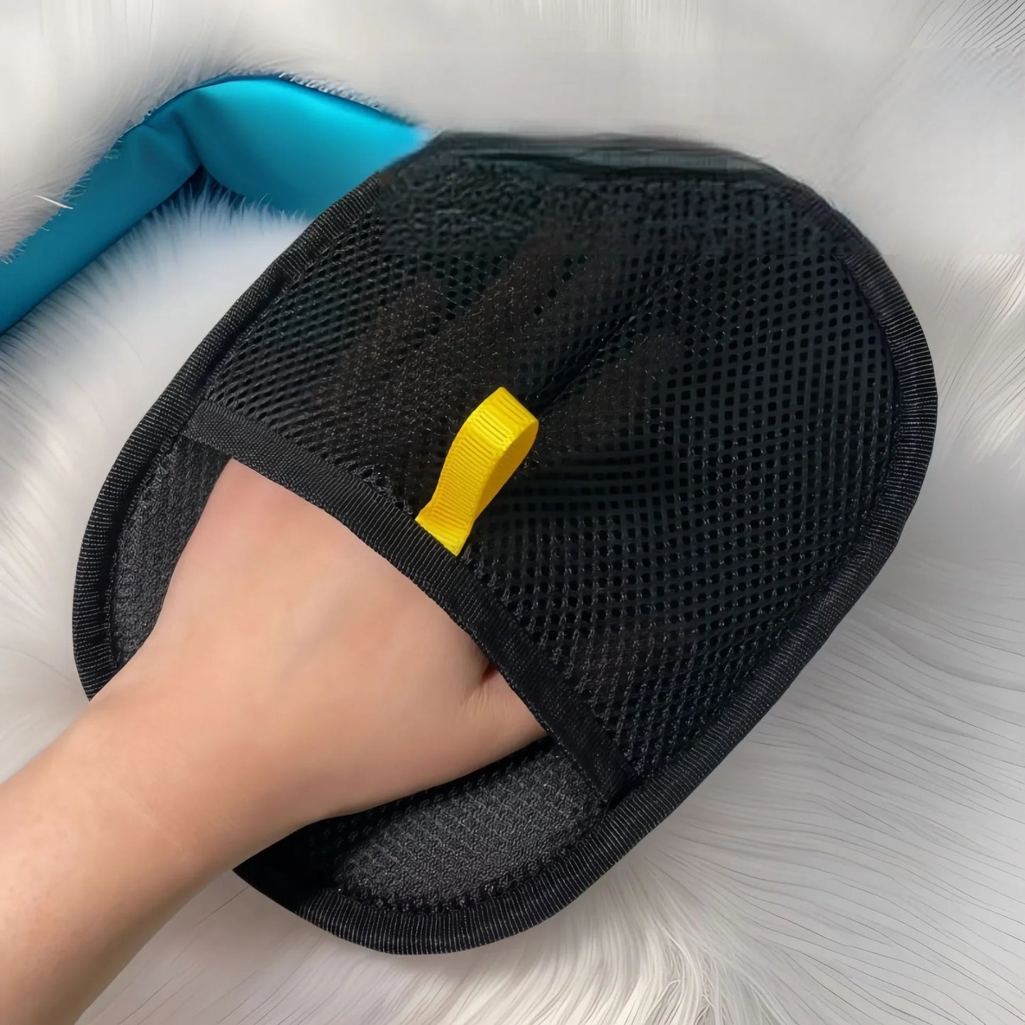 Gants de Toilettage Doux en Nylon pour Animaux de Compagnie pour un Brossage en Douceur