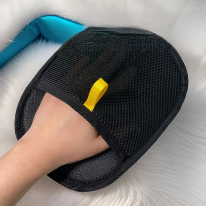 Gants de Toilettage Doux en Nylon pour Animaux de Compagnie pour un Brossage en Douceur