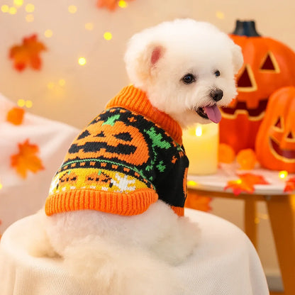 Pull d'Hiver Festif pour Chien - Manteau Écologique et Chaud pour les Fêtes
