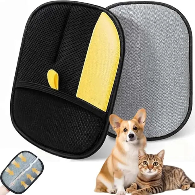 Gants de Toilettage Doux en Nylon pour Animaux de Compagnie pour un Brossage en Douceur