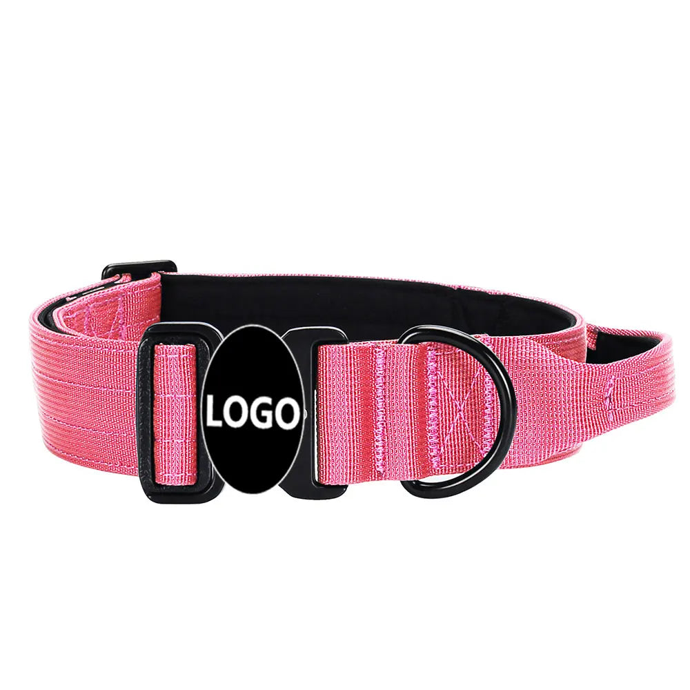 Collier Tactique Renforcé pour Chien avec Poignée de Contrôle