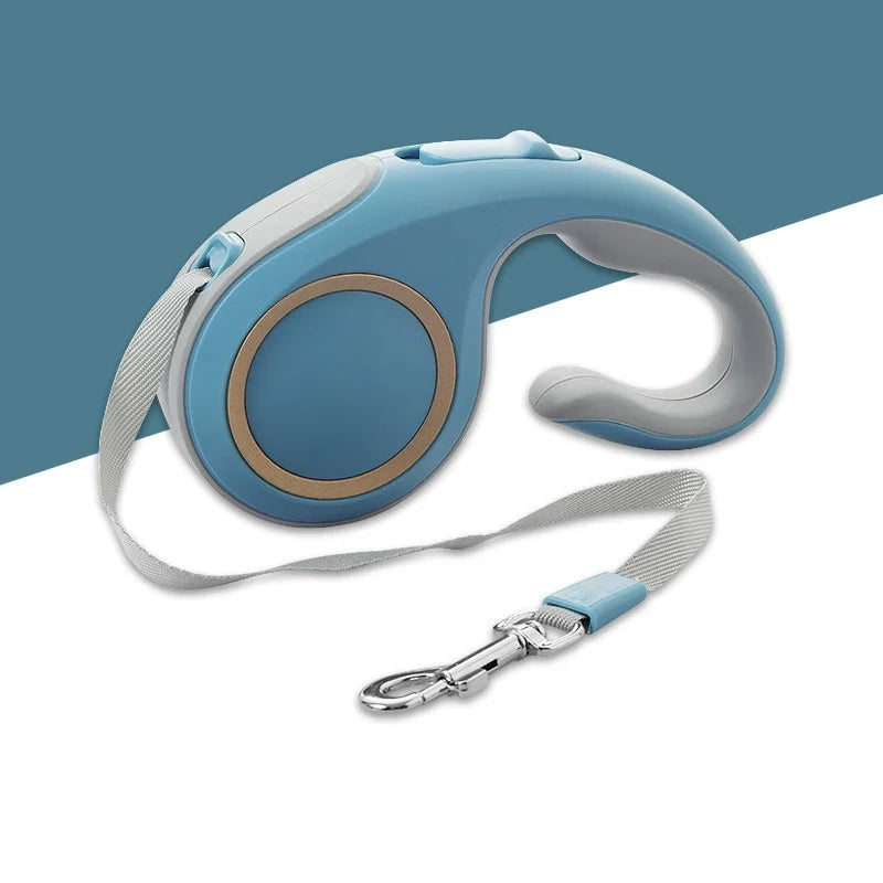 Laisse rétractable pour chien avec lumières pour des promenades sécurisées