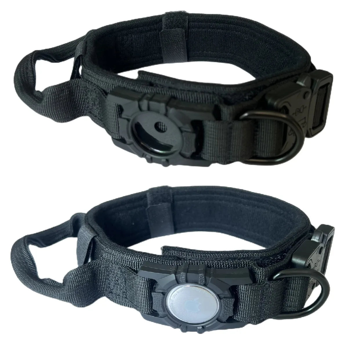 Collier Tactique Robuste pour Chien avec Porte-Traceur GPS AirTag