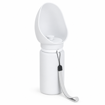 Bouteille d’eau pliable en silicone pour animaux
