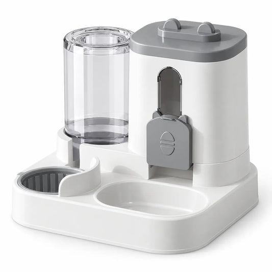 Distributeur 2-en-1 de nourriture et d’eau pour animaux